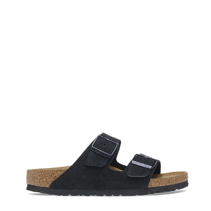 women’s cozy sneakers for casual days -Birkenstock Womens Arizona Narrow Sandal Black