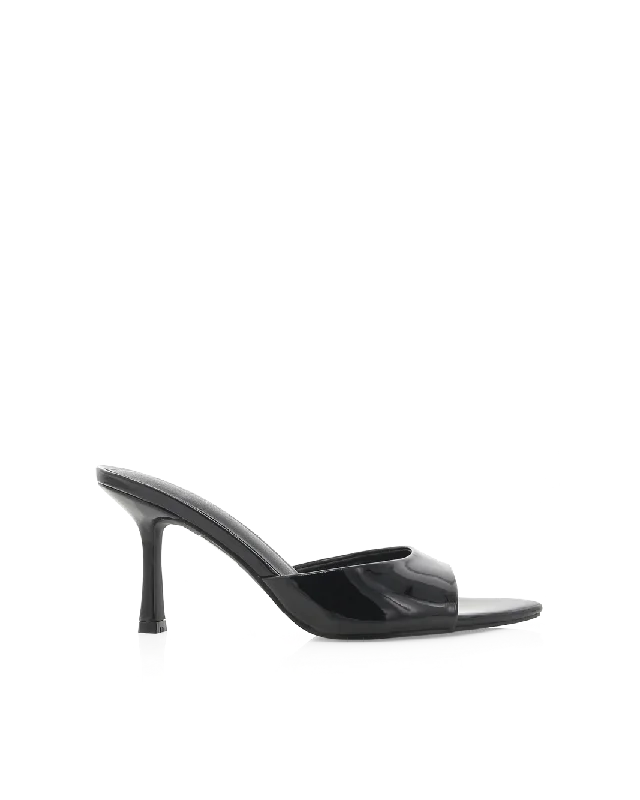 women’s elegant heels for formal events -XANTHE - BLACK PATENT