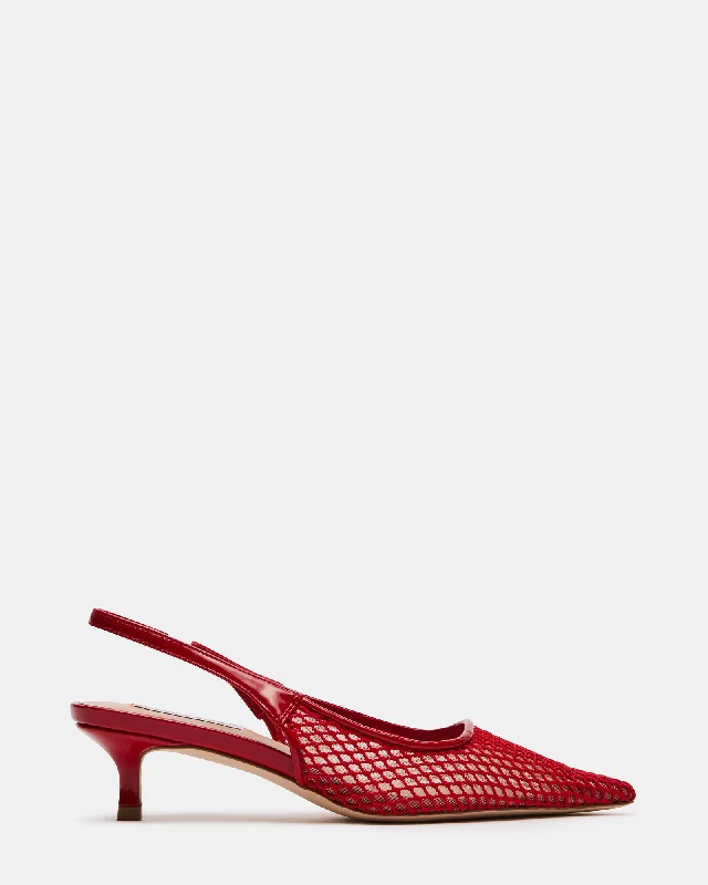 trendy shoes for women’s summer adventures -KARI MESH RED