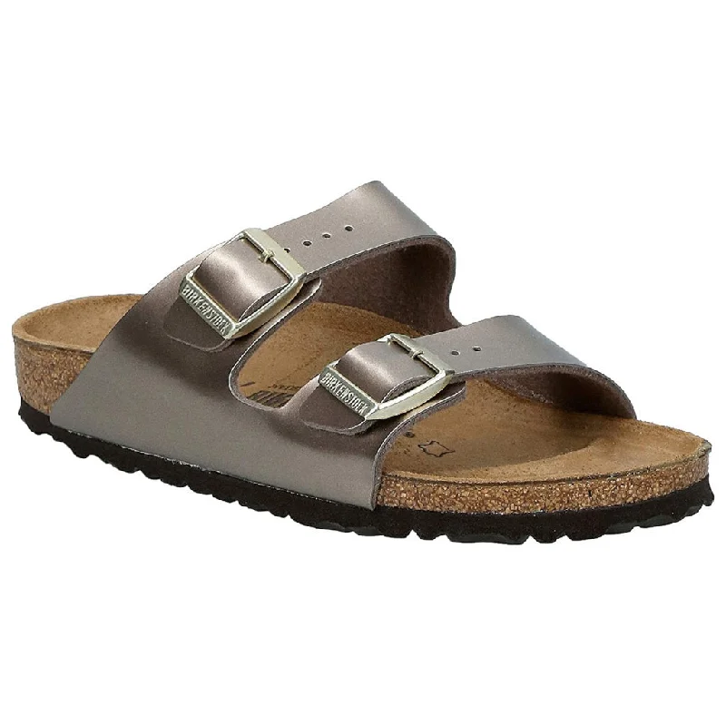 trendy shoes for women’s weekend looks -Arizona Birko-Flor Unisex Slide Sandals