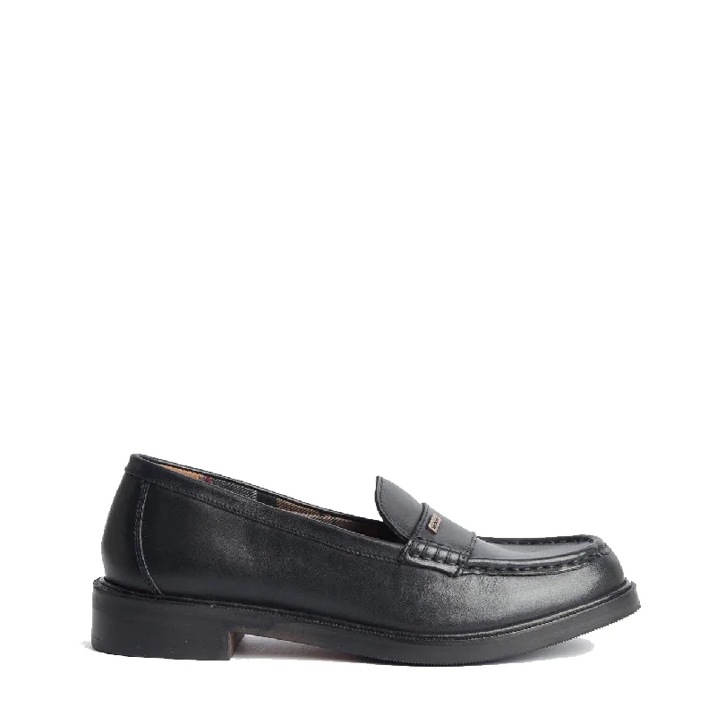 women’s fashionable shoes for special occasions -Barbour Womens Francis Loafer Black