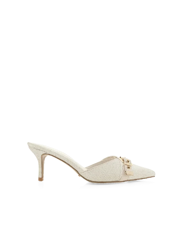 women’s trendy slip-on shoes for easy style -DAIJA - IVORY LINEN