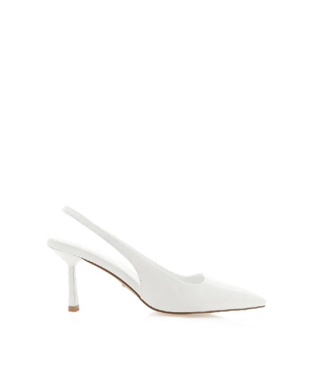 stylish boots for women’s evening outfits -IDANA - WHITE