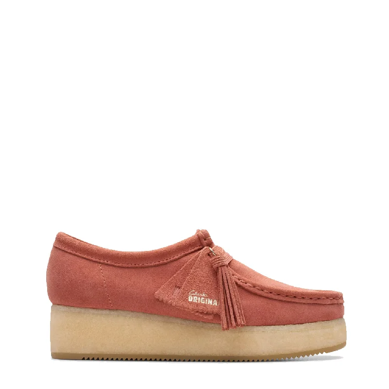 comfortable sneakers for women’s casual wear -Clarks Originals Womens Wallacraft Bee Terracotta Suede