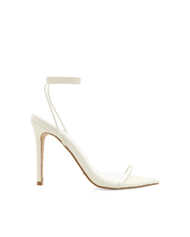 chic wedges for women’s summer wardrobe -ROMY - WHITE