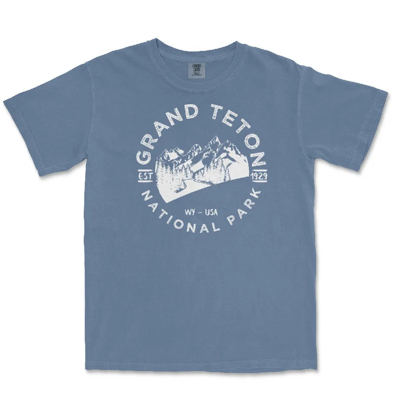 stylish tunics for women’s casual looks -Grand Teton Valley National Park Comfort Colors T Shirt