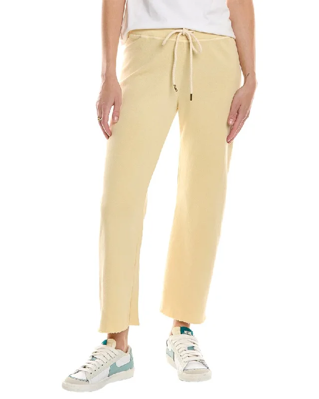 stylish jumpsuits for women’s evening parties -THE GREAT The Wide Leg Cropped Sweatpant