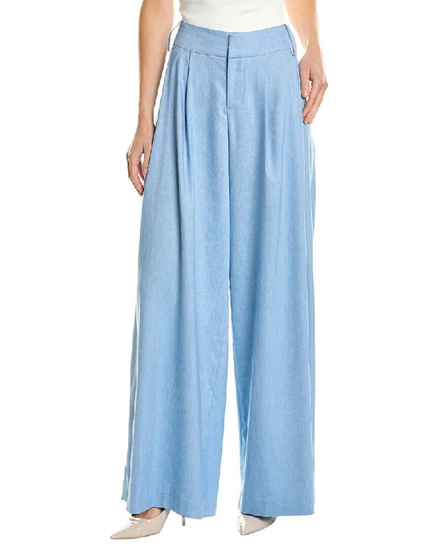 casual dresses for women’s daily wear -alice + olivia Scarlet Wide Leg Flare Pant