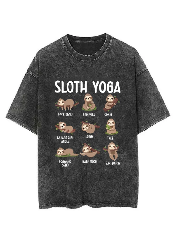 women’s chic blazers for work wear -SLOTH YOGA VINTAGE GYM SHIRT