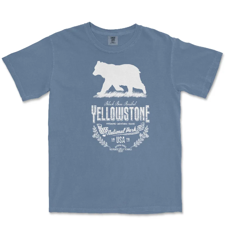 stylish women’s dresses for spring parties -Yellowstone National Parks Bear Comfort Colors T Shirt