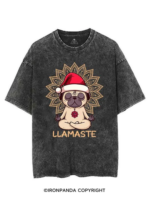 women’s comfortable dresses for casual days -LLAMASTE VINTAGE GYM SHIRT