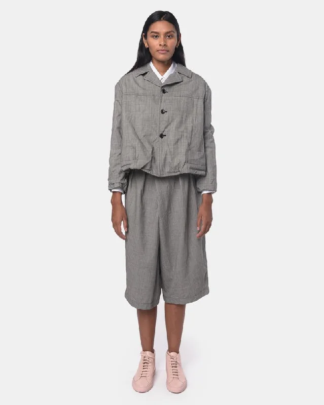 cozy coats for women’s winter style -Pleated Culottes in Grey