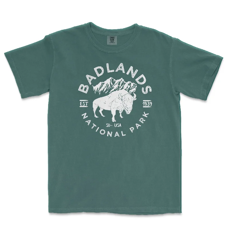 trendy pants for women’s weekend look -Badlands National Park Comfort Colors T Shirt