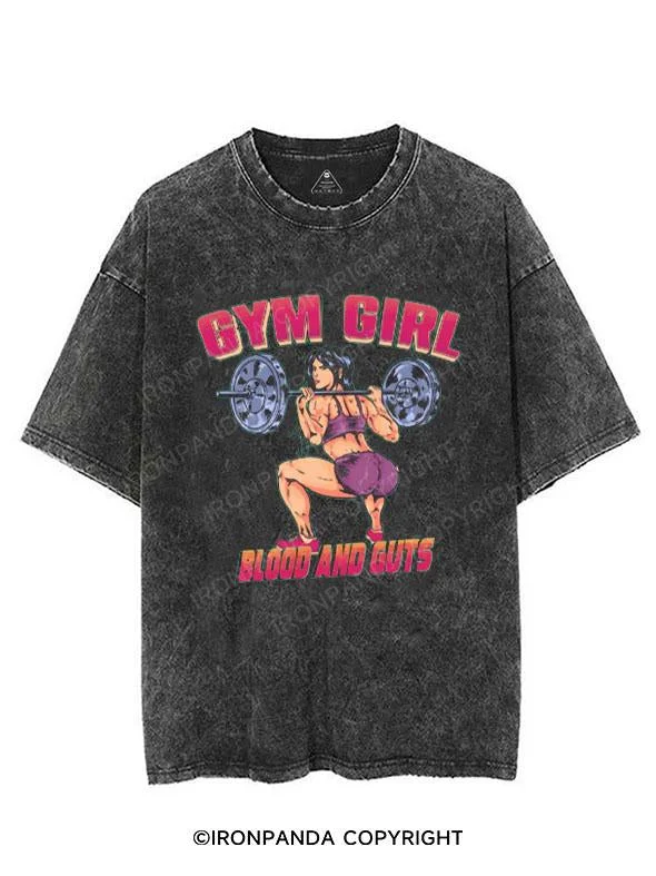 women’s cozy cardigans for layering in winter -Gym Girls VINTAGE GYM SHIRT