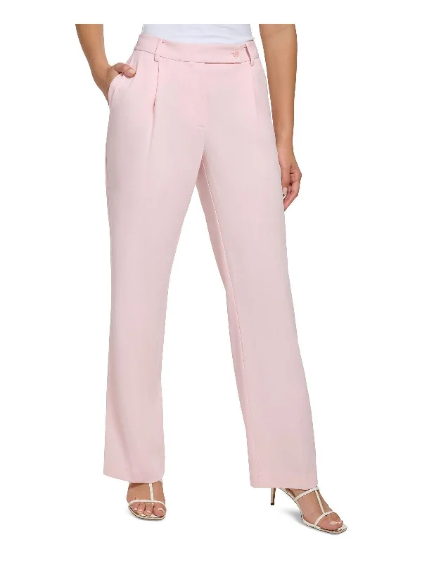 stylish women’s dresses for weddings -Womens Extended Tab Pleated Dress Pants