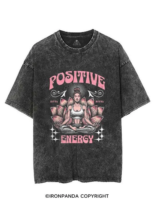 stylish women’s skirts for work and play -POSITIVE ENERGY VINTAGE GYM SHIRT