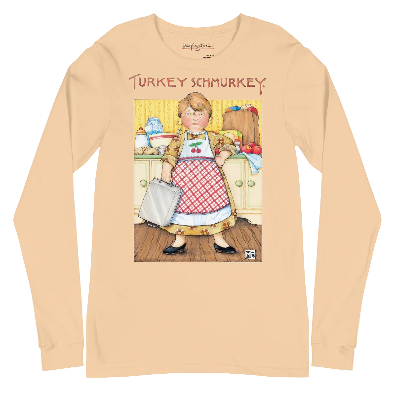 trendy women’s tunics for casual style -Turkey Schmurkey Unisex Long Sleeve Shirt