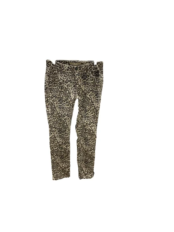 fashionable dresses for women’s formal gatherings -Vanilla Jeans Animal Print Skinny  4