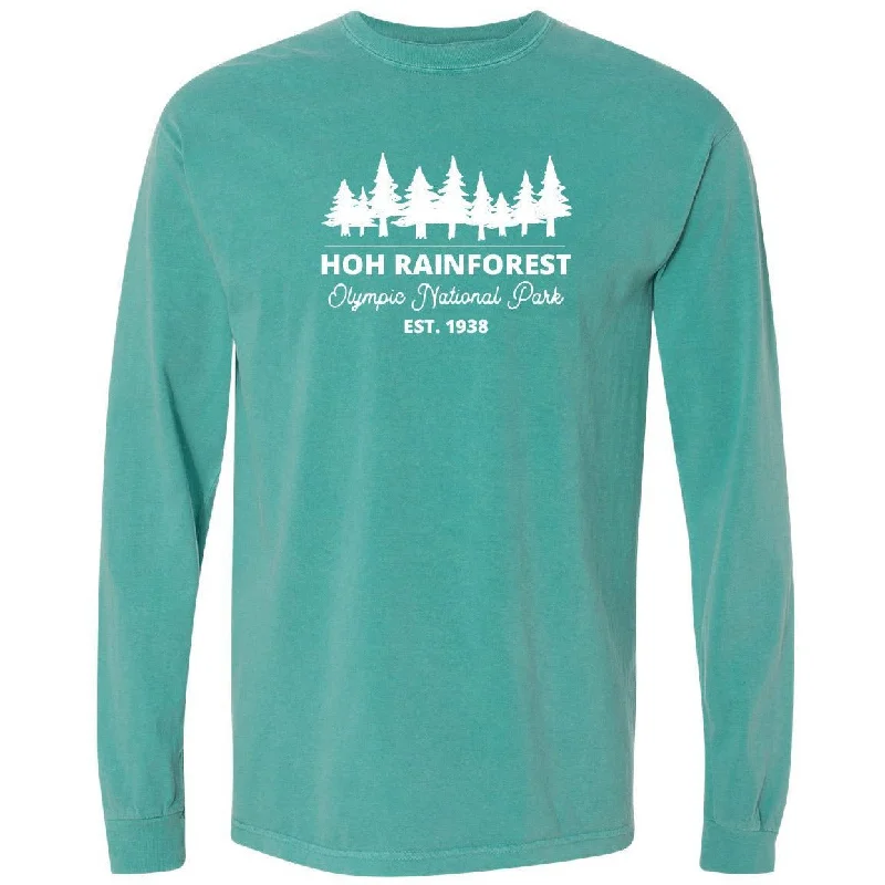 women’s party dresses for special occasions -Hoh Rainforest Olympic National Park Comfort Colors Long Sleeve T Shirt