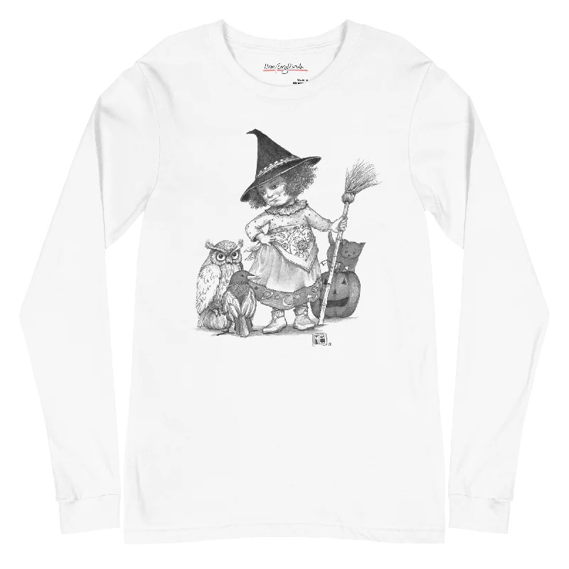 sophisticated women’s pantsuits for business wear -Little Witch and Friends Unisex Long Sleeve T-Shirt