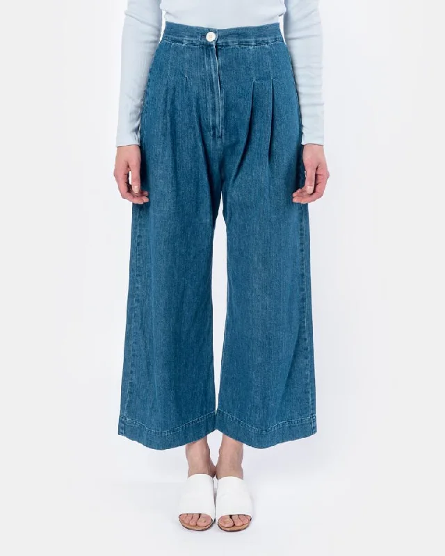 women’s flattering dresses for evening parties -Boyd Pants in Denim