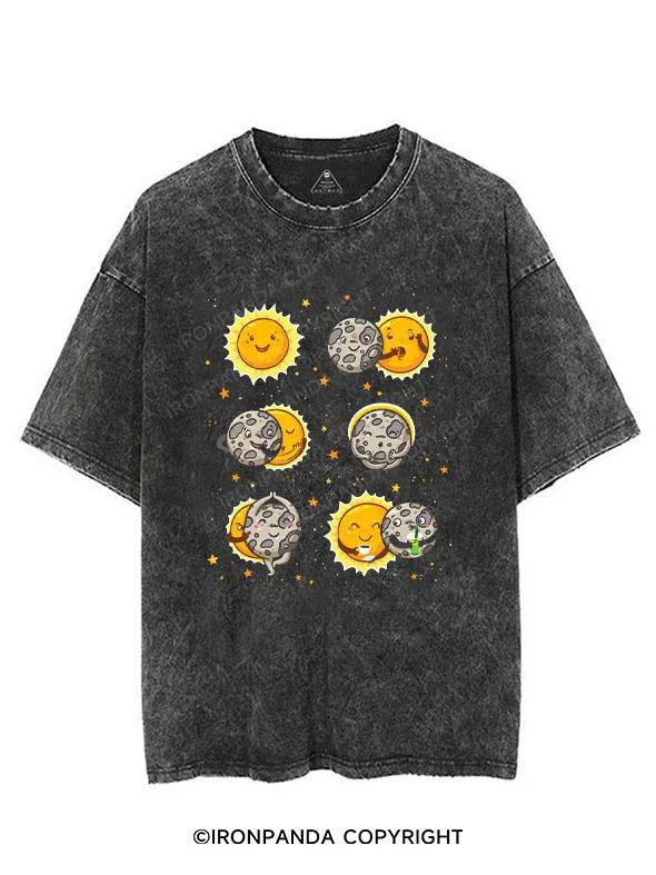 chic dresses for women’s summer evenings -Solar Eclipse VINTAGE GYM SHIRT