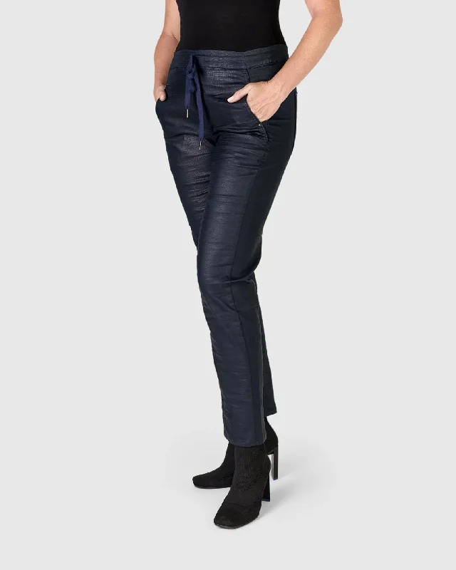 comfortable dresses for women’s everyday style -Snake Iconic Stretch Jeans, Metallic Navy