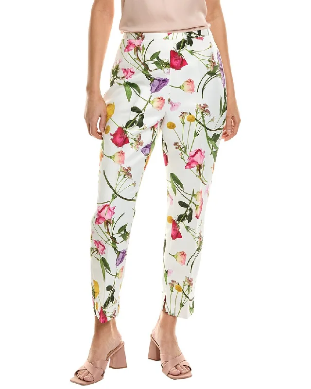 cozy women’s sweaters for chilly days -Ted Baker Printed Narrow Leg Trouser