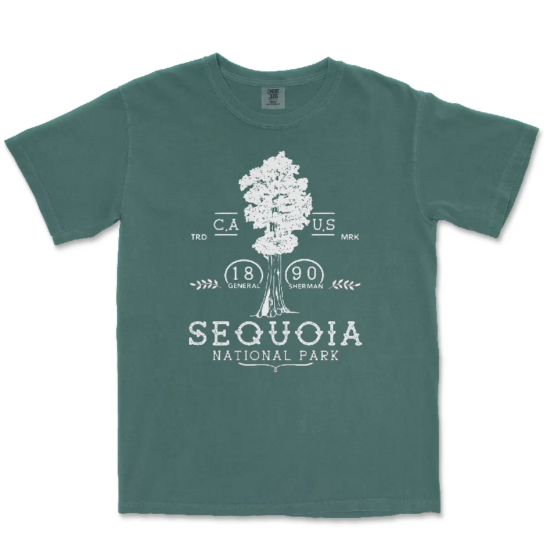 cozy women’s outerwear for winter fashion -Sequoia National Park Comfort Colors TShirt