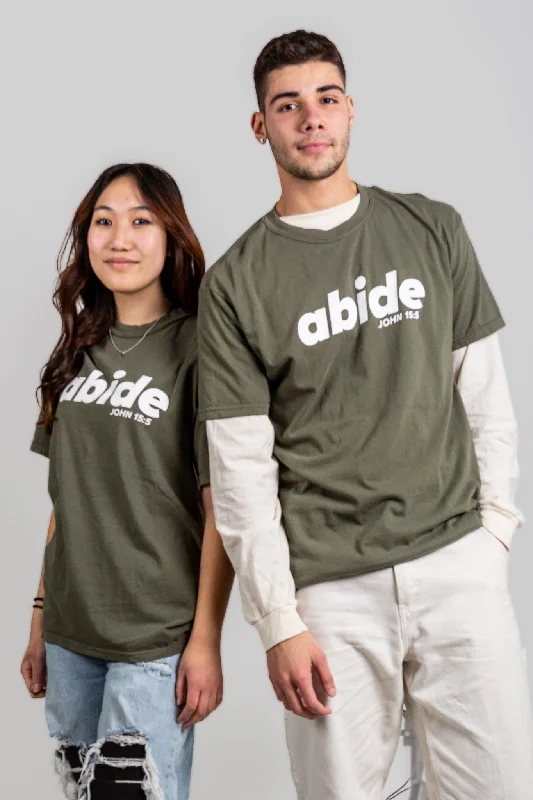 fashionable women’s work dresses -Abide T-shirt (Green)