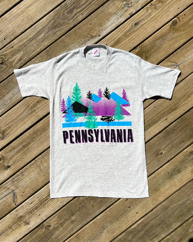 women’s flattering dresses for evening parties -Vintage Pennsylvania Mountains Tee