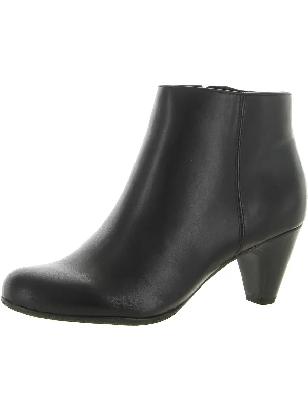 women’s chic ankle boots for trendy looks -Michelle Womens Leather Ankle Booties