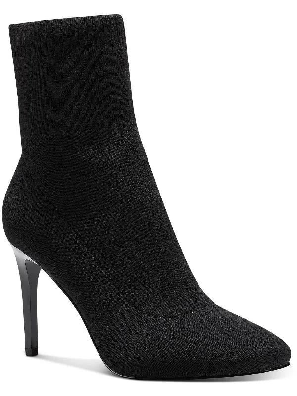 women’s trendy boots for fall weather -Vidalia  Womens Knit Dressy Ankle Boots