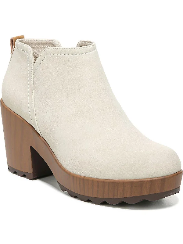 luxury boots for women’s chic style -Wishlist Womens Faux Suede Ankle Booties