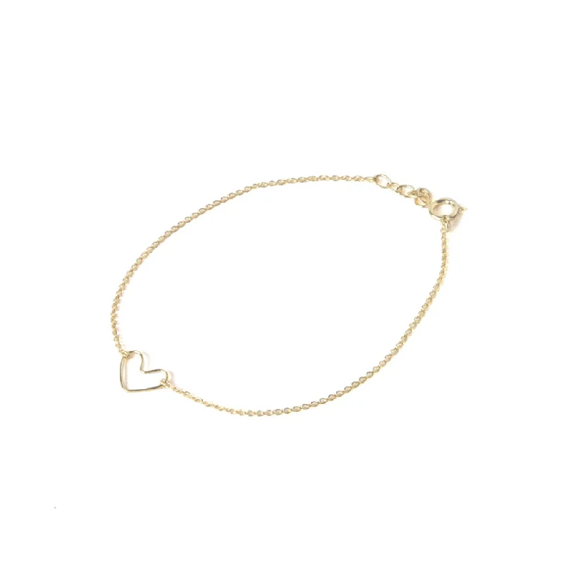 women’s custom gold bracelets for personal gifts -Heart Bracelet