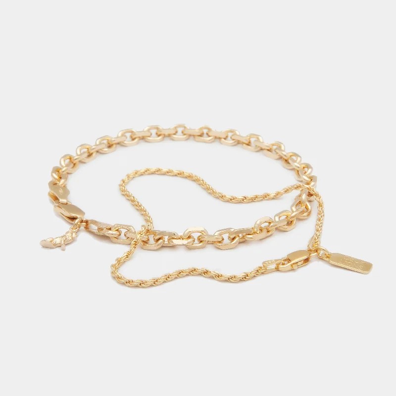 trendy crystal bracelets for women’s casual looks -Diamond Cut Bracelet Stack in Gold for Him