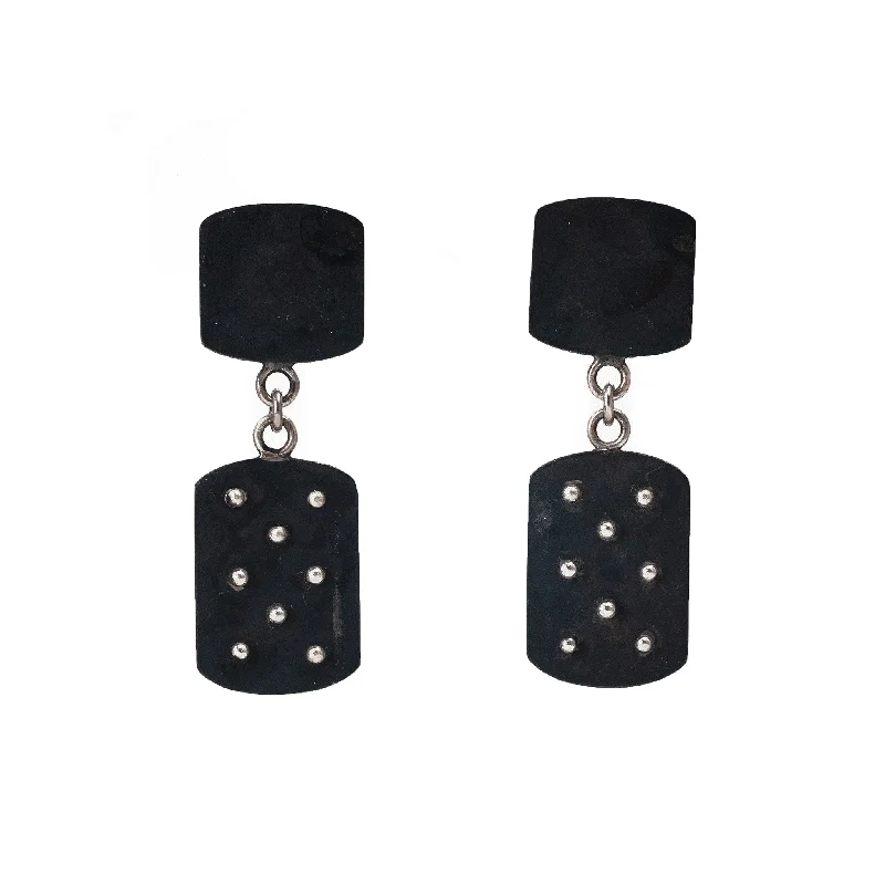 women’s designer jewelry for exclusive collections -Small Dot Array Dangles Earrings