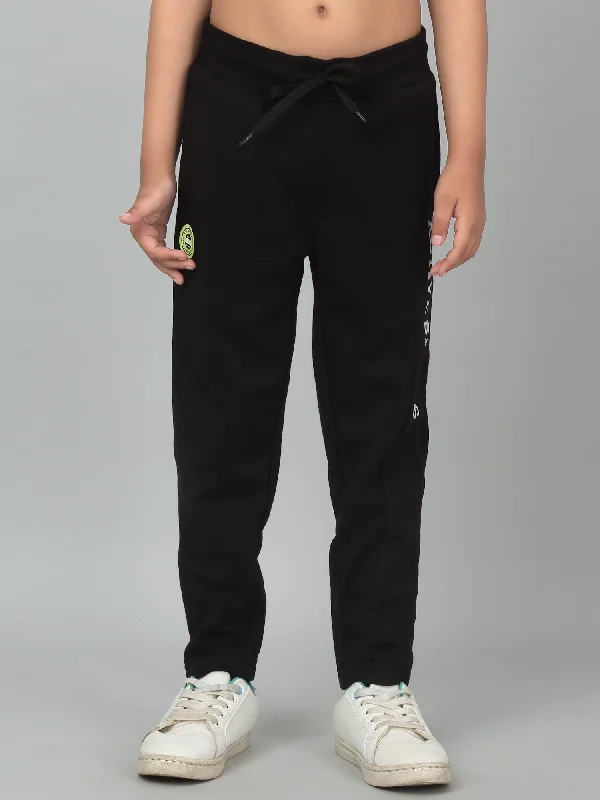 elegant women’s evening wear for special events -Boys Casual Black Track Pants