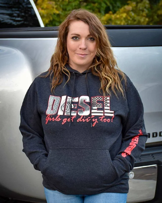 women’s relaxed pants for weekend looks -Diesel Girl Unisex Pullover Hoodie