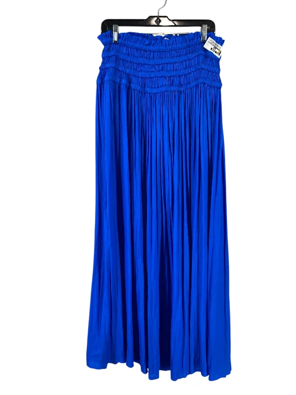 women’s chic jumpsuits for evening parties -Skirt Maxi By Kori America In Blue, Size: M