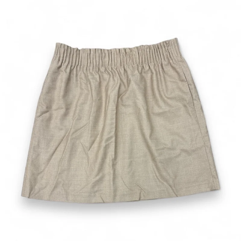 casual tops for women’s everyday wardrobe -Skirt Mini & Short By J. Crew In Beige, Size: 0