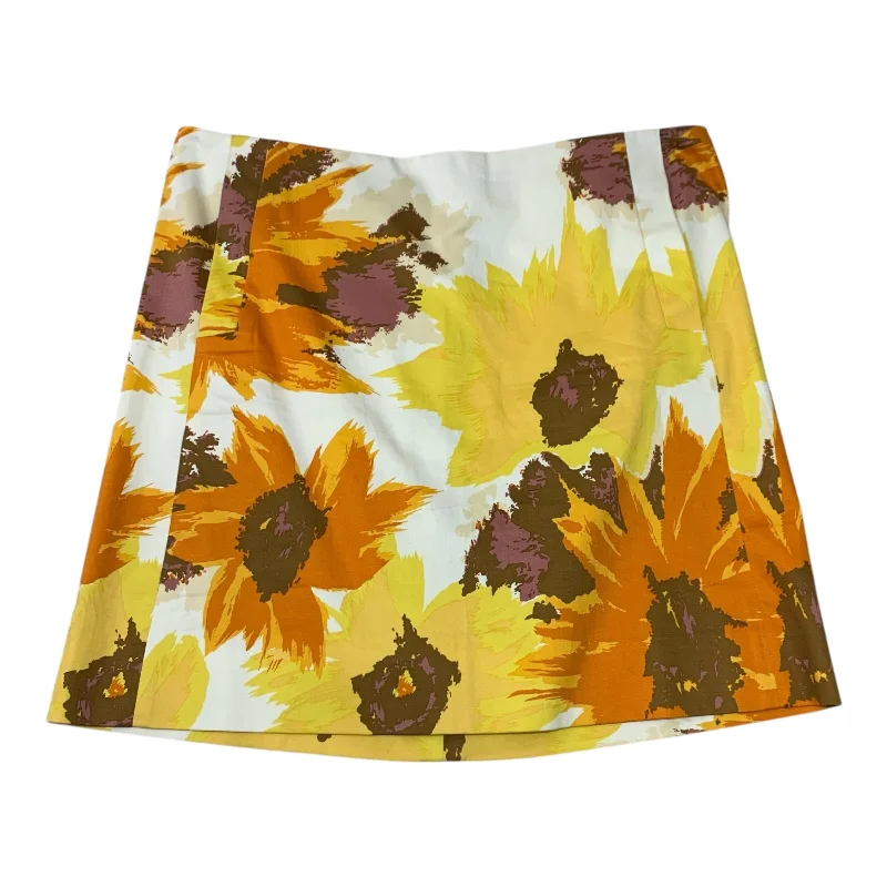 women’s comfortable dresses for casual days -Skirt Mini & Short By J. Crew In Orange & Yellow, Size: Xs