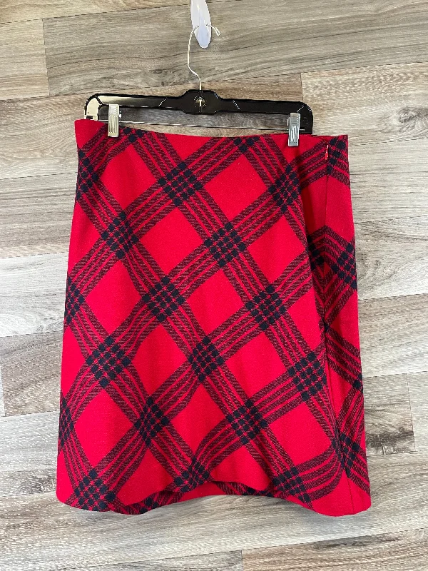 versatile sweaters for women’s casual style -Skirt Mini & Short By Talbots In Blue & Red, Size: 12