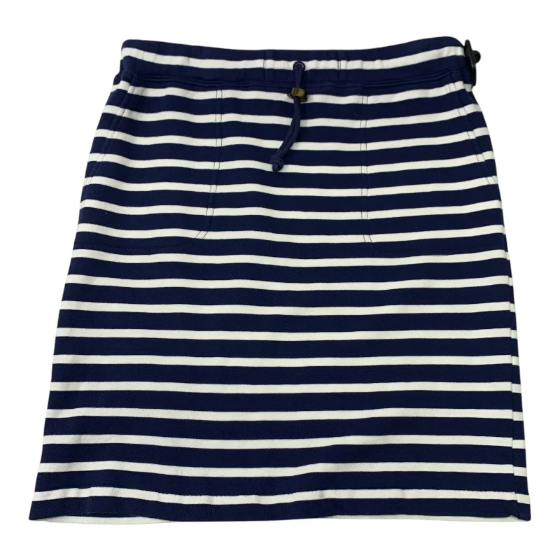 fashionable sweaters for women’s fall outfits -Skirt Mini & Short By Vineyard Vines In Blue & White, Size: Xs