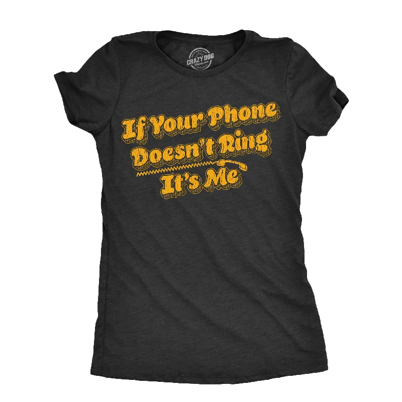 women’s chic blazers for work wear -Womens If Your Phone Doesnt Ring Its Me T Shirt Funny Freedom Joke Tee For Ladies