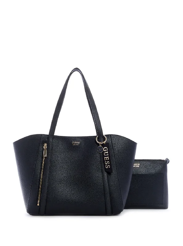 women’s elegant bags for wedding events -Black Naya Tote Bag