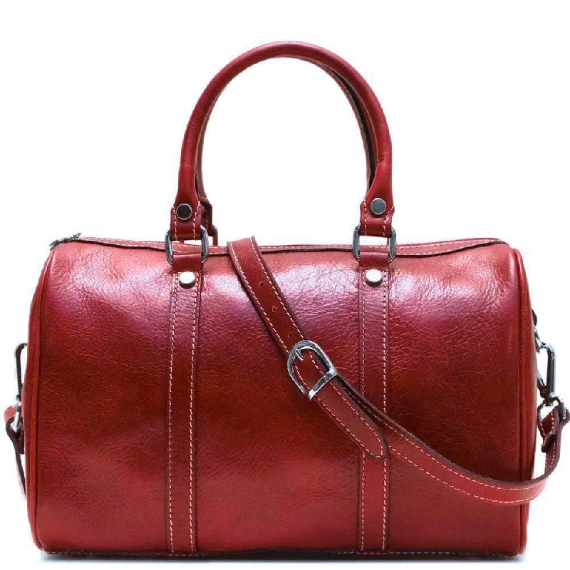 functional bags for women’s work outfits -Floto Leather Boston Satchel Bag