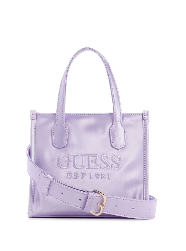 versatile women’s bags with detachable straps -Purple Silvana Mini Tote Bag