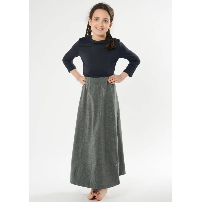 versatile dresses for women’s travel style -Girls Maxi A-Line Skirt